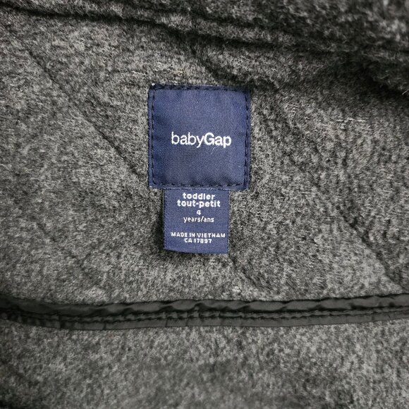 Navy Black/Blue Quilted and lined Coat for Girls - Picture 10 of 13